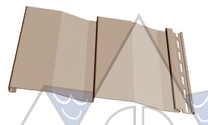 Сайдинг виниловый Корабельная доска Крем-Брюле Дёке