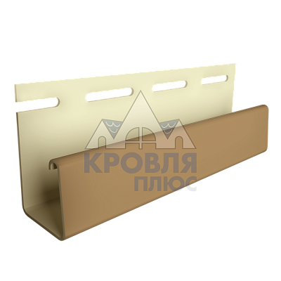 Фасадный профиль J18 Карамельный