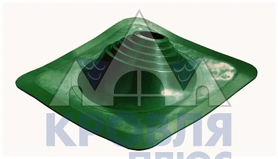 Кровельный проход ПРОФИ 1 угловой EPDM (75-200мм) Зеленый