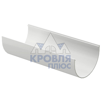 Желоб водосточный D120 3,00м ДЕКЕ STANDARD Белый