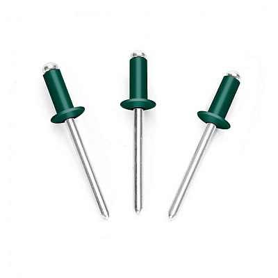 Заклепки вытяжные 3,2*8мм RAL6005 Зеленый мох