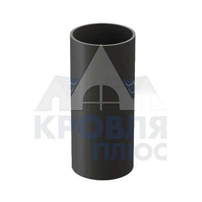 Труба водосточная D100 Дёке LUX 1,00 м Графит