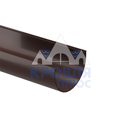 Желоб водосточный D120 2,00м ДЕКЕ STANDARD Темно-коричневый