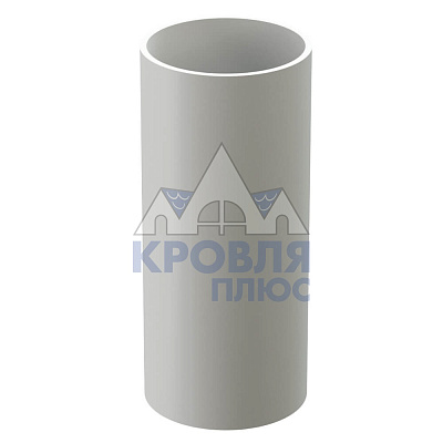 Труба водосточная D80 ДЕКЕ STANDARD 1,00 м Белый