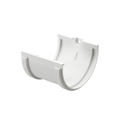 Соединитель желоба ДЕКЕ STANDARD Белый