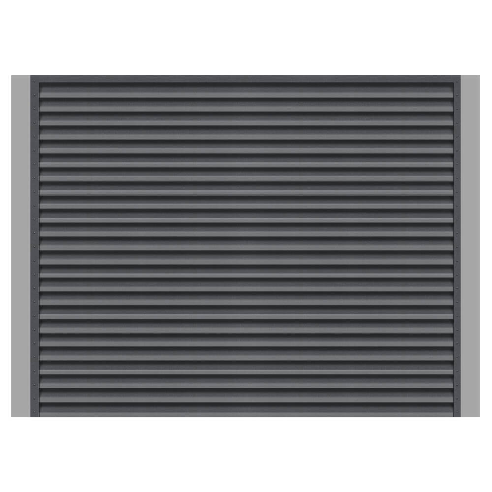 Ламель "Жалюзи ЭКО-Z" RAL 7024 Серый Графит MATTE