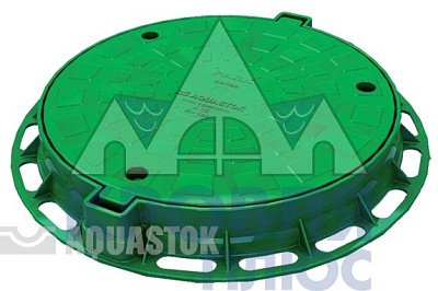 Люк пластиковый легкий малый А15 -624*80 (зеленый) арт.5642 