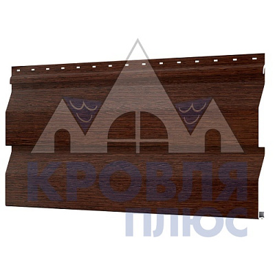 Металлический сайдинг "Корабельная Доска" Printech Дуб Мореный