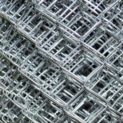 Сетка - рабица яч.35*35/1,5/10м. 1,6мм оцинкованная