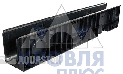 Лоток водоотводный пластиковый Norma DN100 H180 арт.11018