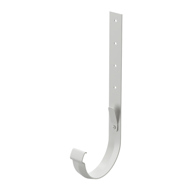 Кронштейн желоба металлический Деке Люкс Белый