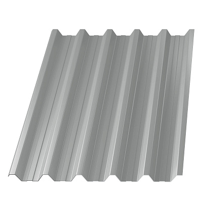 Профнастил С-44 RAL 9006 Серебро ш. 1,040 0,45 мм