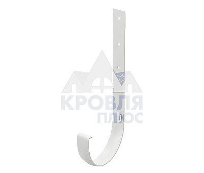 Кронштейн желоба металлический ДЁКЕ STANDARD Белый