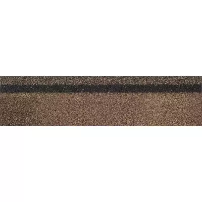 ТЕХНОНИКОЛЬ Гибкая черепица, коньк-карниз.,Бронзовый микс (5 м2/уп)