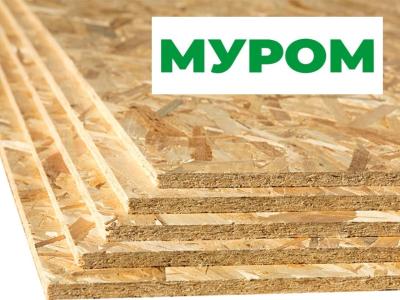 Плита ОСП (OSB-3) 9 мм (2500 х 1250) Муром