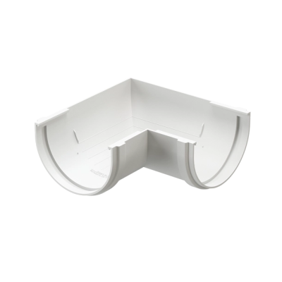 Угловой элемент 90 градусов Деке Premium Белый