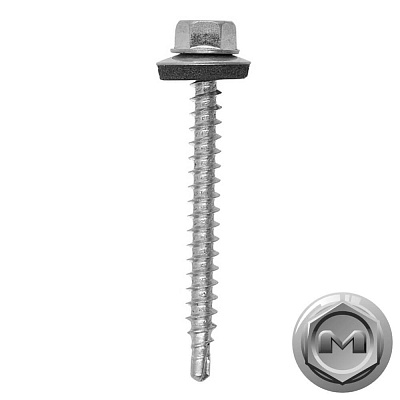 Саморез кровельный DAXMER по дереву Оцинкованный 4,8*50мм