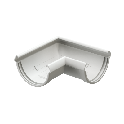 Угловой элемент 90 Деке Люкс Белый