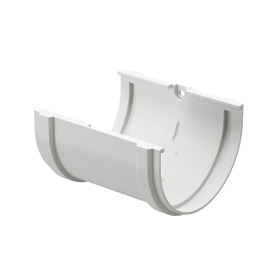 Соединитель желобов Деке Premium Белый