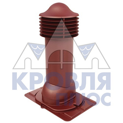 Tруба вент. d-110мм с универс.проходным элементом  Viotto, RAL 3005(утепленная)