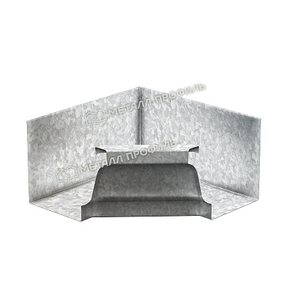 Угол желоба 120х86 внутренний оцинкованный