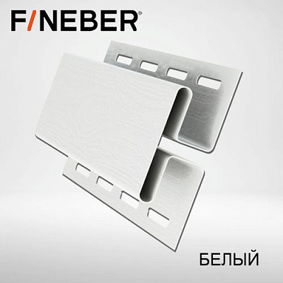 Н-профиль соединительная планка FineBer Белый 3,00 м