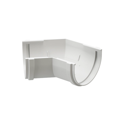 Угловой элемент 135 градусов Деке Premium Белый