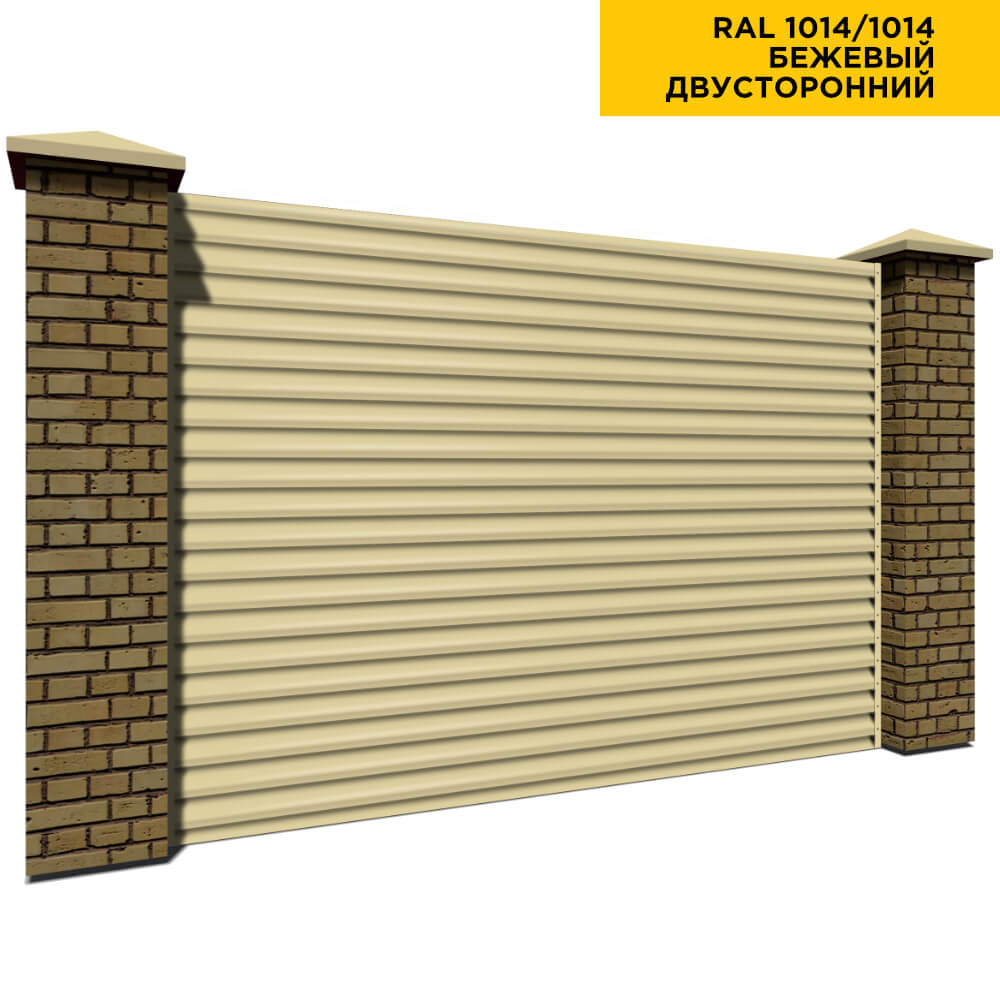 Ламель "Еврожалюзи" RAL 1014/1014 Бежевый (2-х СТОРОНН.)