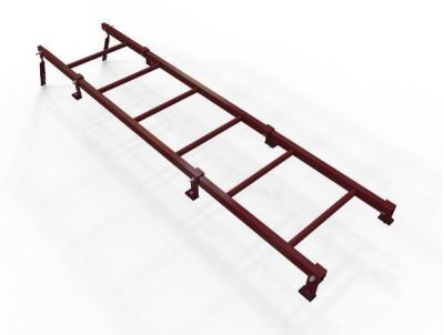 Комплект лестница кровельная BORGE 2,70 м, Шоколад (RAL 8017)