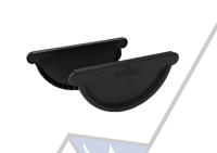 Заглушка желоба OSNO (125 мм)  RAL7024 MATTE