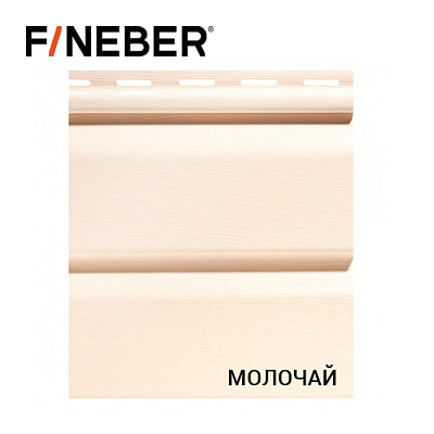 Сайдинг FineBer Дачный, цвет Молочай