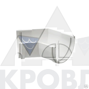 Угловой элемент внешний 90 гр. ДЕКЕ STANDARD Белый