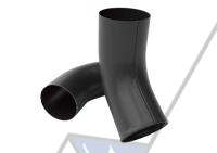 Сливное колено OSNO (90 мм) RAL7024 MATTE