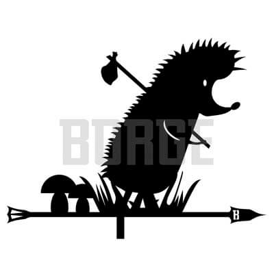 Флюгер "Ежик в тумане"