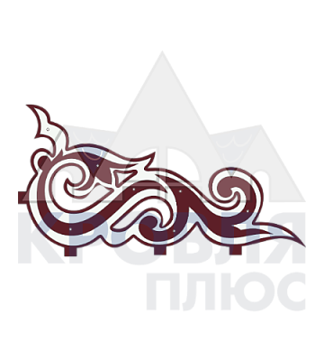 Декоративный элемент на наличник  RAL 3005-9003-3005 