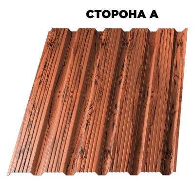 Профнастил НС-21 "Кипарис" (2-Х СТОРОННИЙ) ш.1.17 (1,10) 0,45 (Корея)