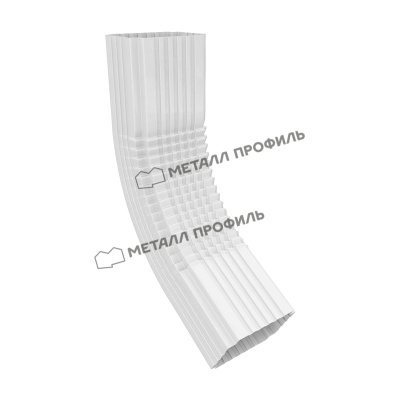 Колено трубы 76х102 МП Модерн