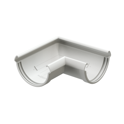 Угловой элемент 90 Деке Люкс Белый