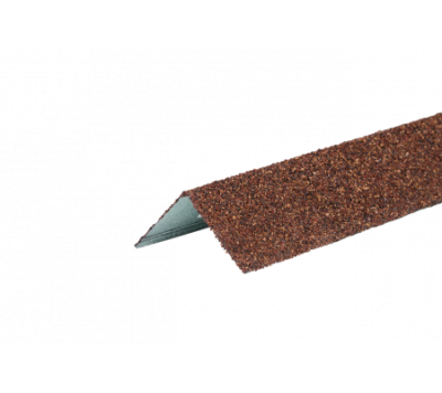 Уголок внешний металлический  HAUBERK (Терракотовый) 50*50*1250 мм