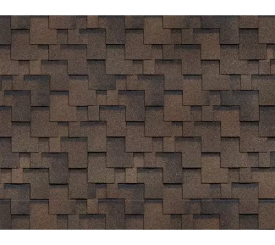 ТЕХНОНИКОЛЬ Гибкая черепица, Финская, Аккорд Коричневый (3м2/уп.)