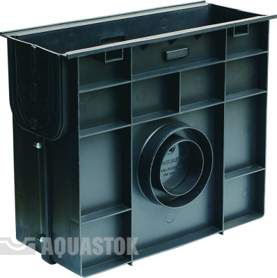 Пескоуловитель пластиковый DN100 (черный) арт.11042