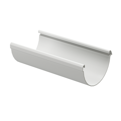 Желоб водосточный Деке Люкс Белый