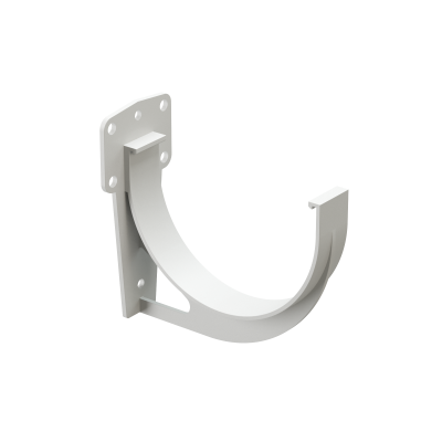 Кронштейн желоба пластиковый Деке Premium Белый