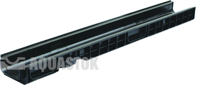 Лоток водоотводный пластиковый Norma DN100 H70 арт.11007 